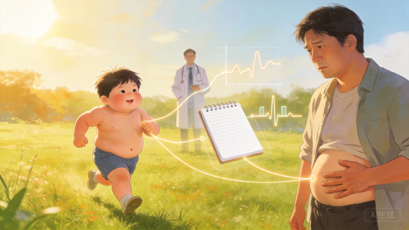 看似健康的肥胖儿童,成年后患病风险陡增