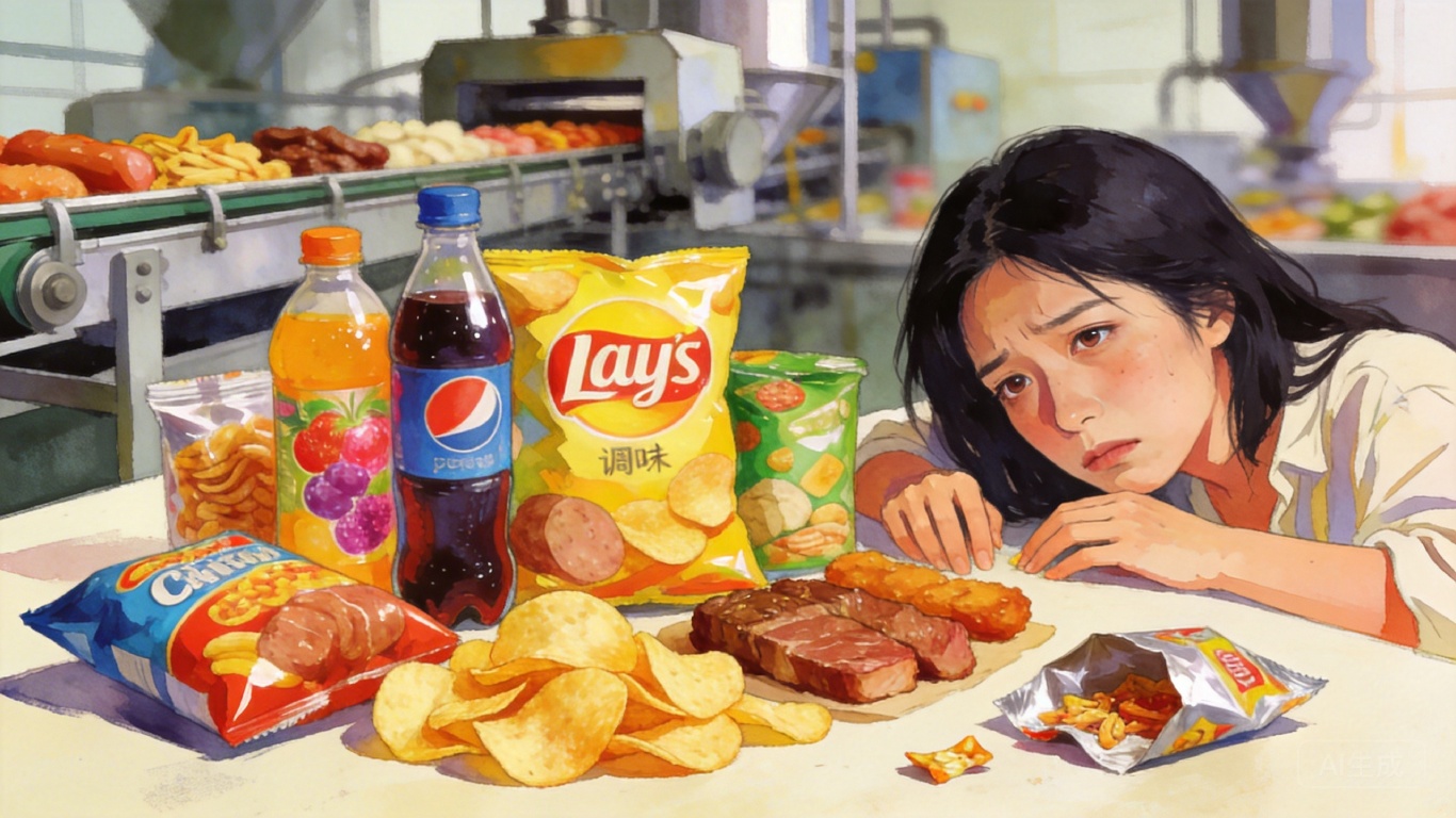 超加工食品正在制造肥胖与抑郁的恶性循环