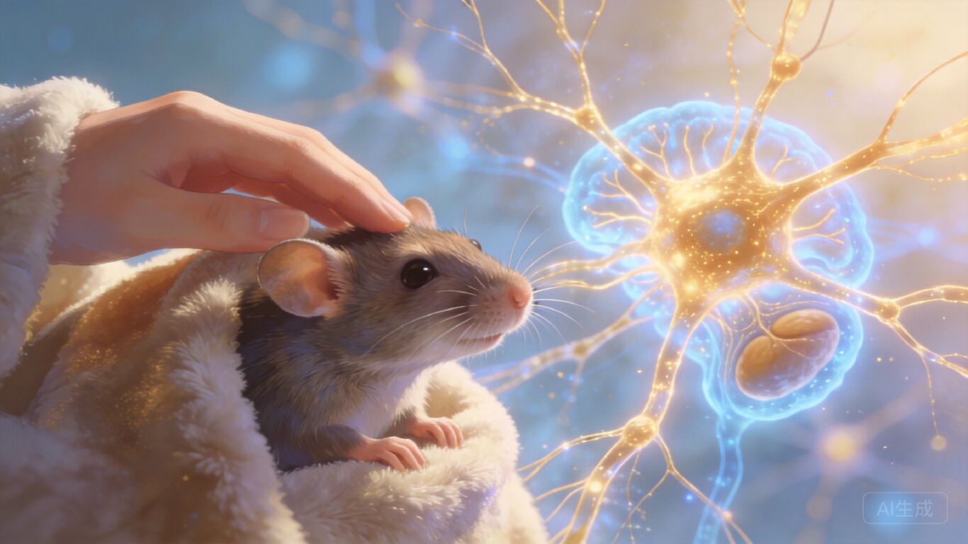 摸一摸就能抗抑郁?这条脑回路给出了答案