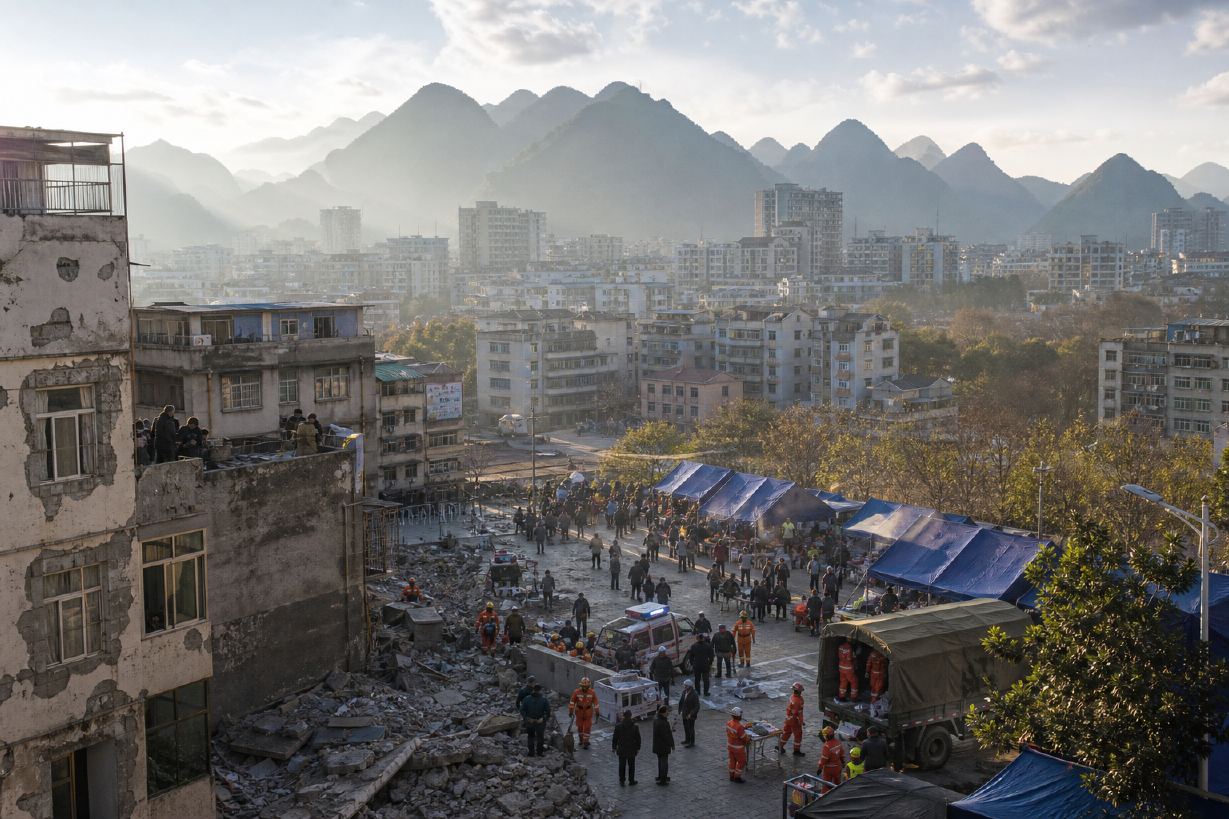 柳州4天61次地震,“震群活动”下的安置与多灾种应对