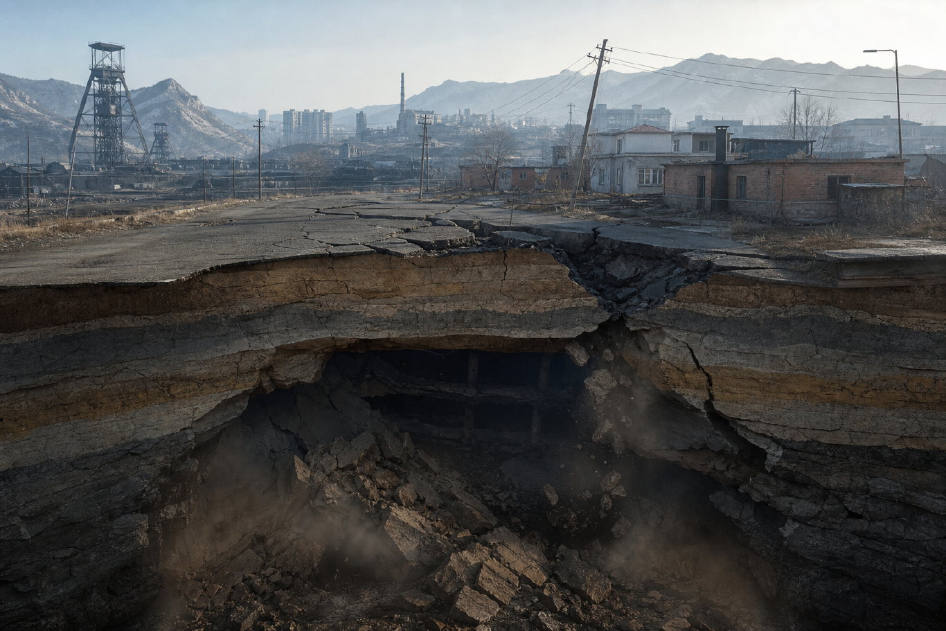 大同3.2级“地震”真相:废弃矿井的“采空区塌陷”预警