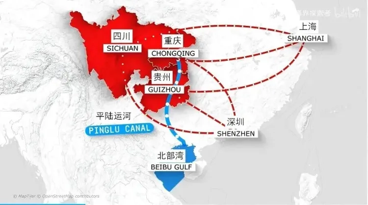 727亿挖通平陆运河,西南出海变了天