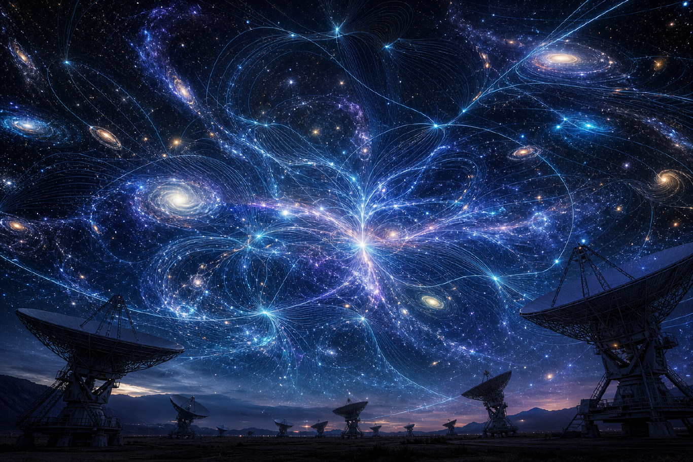 绘出400万星系磁场,我们摸到宇宙的隐形骨架