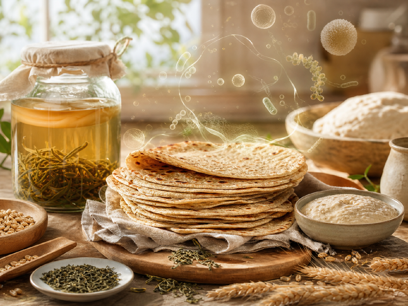 Cell 最新:绿茶康普茶酸面团证实可延长面包保质期并抑制霉菌生长