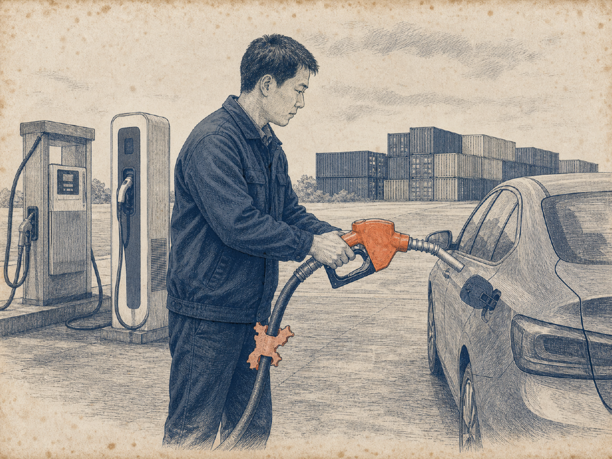 中国经济:全球能源咽喉瘫痪,你的油费为何只涨了一点点