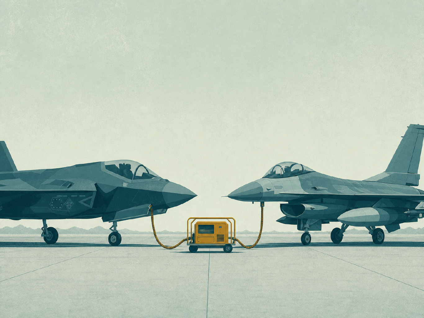 美国空军回头买F-16——7岁新战机的出勤率,竟和36年老飞机一样