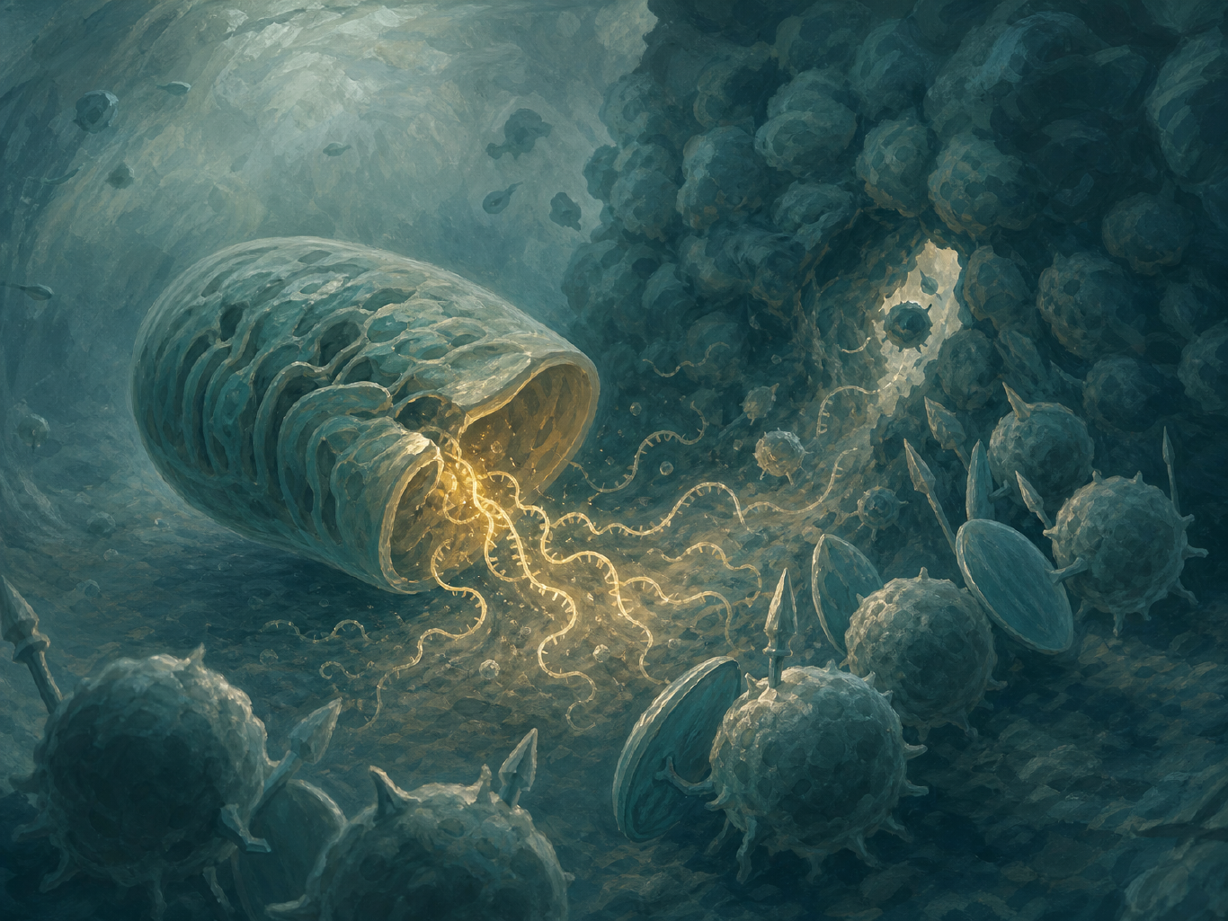 线粒体泄露一段RNA,把免疫系统对抗肿瘤的武器变成了盾牌
