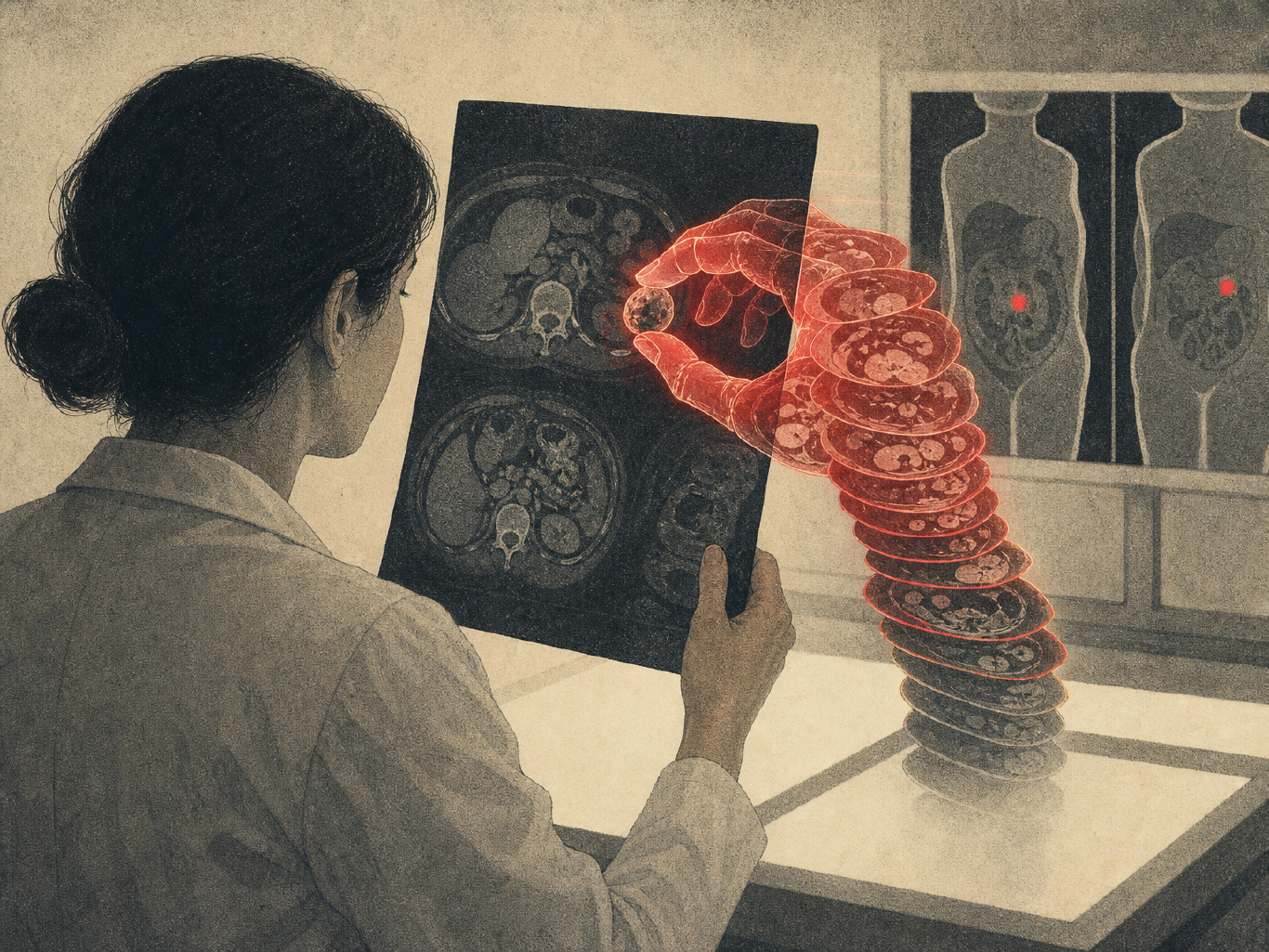 为什么一个从没学过急腹症的AI,反而帮医生多揪出10%的病灶?