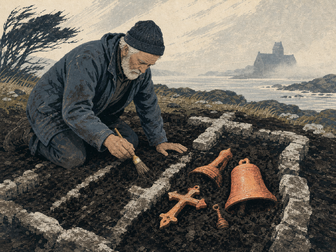他建立了与Iona齐名的修道院,却因为没有传记被遗忘了1400年